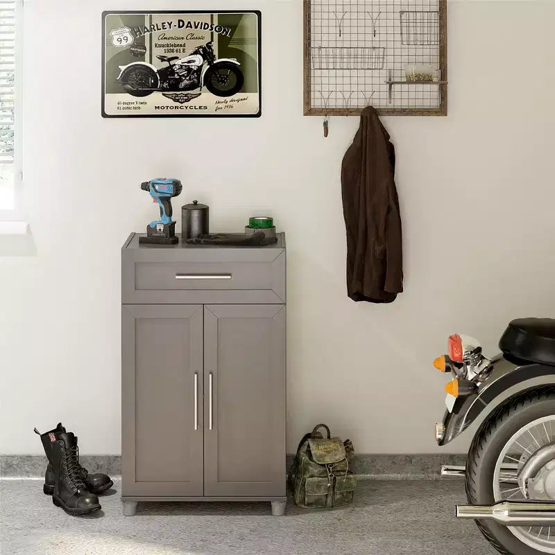 Systembuild Evolution Camberly Framed 2 Door/1 Drawer Storage Cabinet