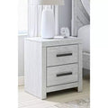 Signature Design by Ashley Cayboni 2 Drawer Nightstand, Whitewash