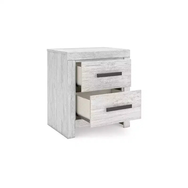 Signature Design by Ashley Cayboni 2 Drawer Nightstand, Whitewash