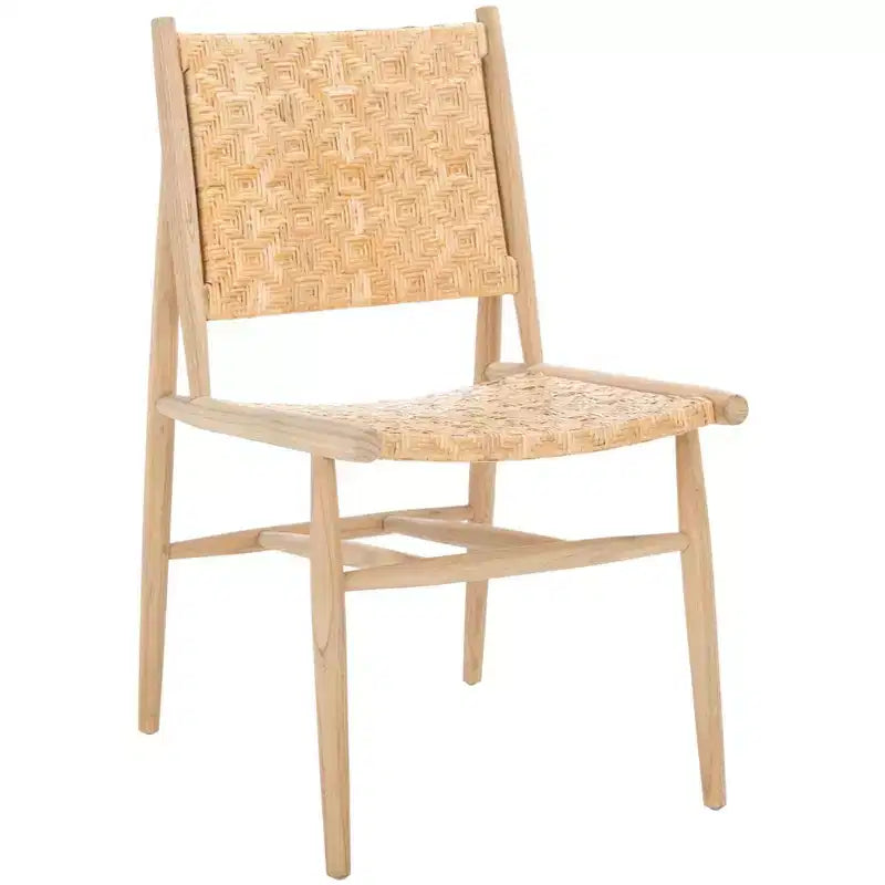Adira Rattan Dining Chair (Set of 2) - DCH1202 - Natural - Safavieh