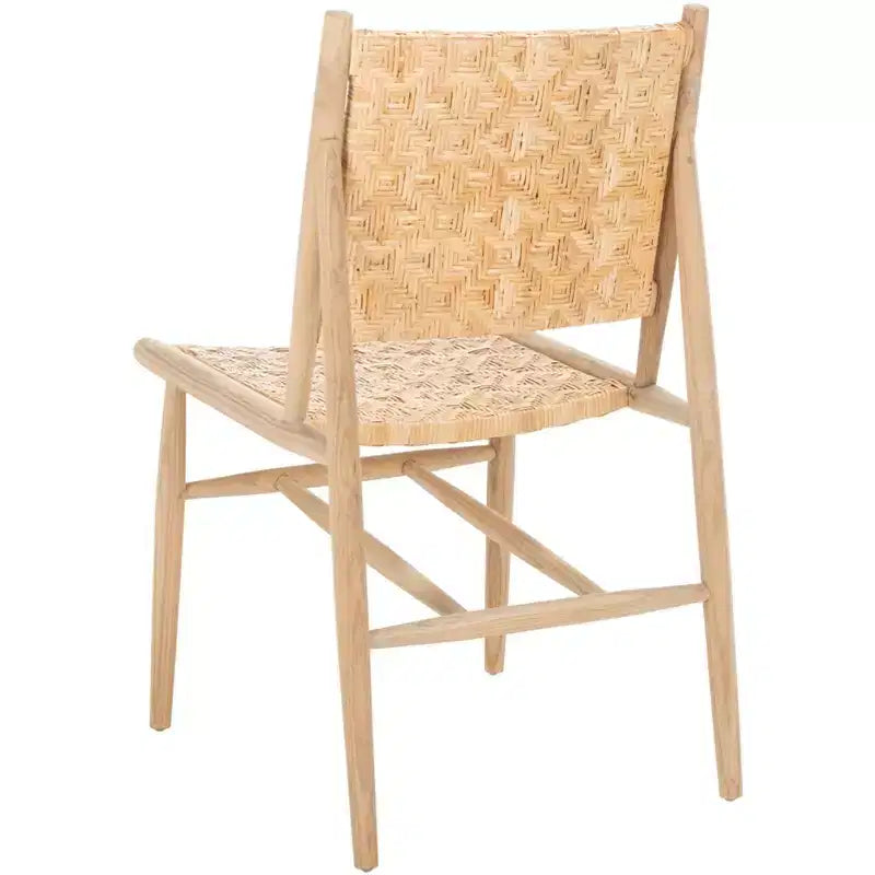 Adira Rattan Dining Chair (Set of 2) - DCH1202 - Natural - Safavieh