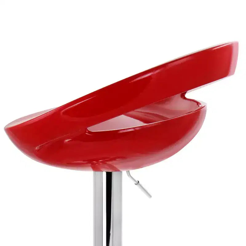 Elama 2 Piece Retro Adjustable Bar Stool with Chrome Base