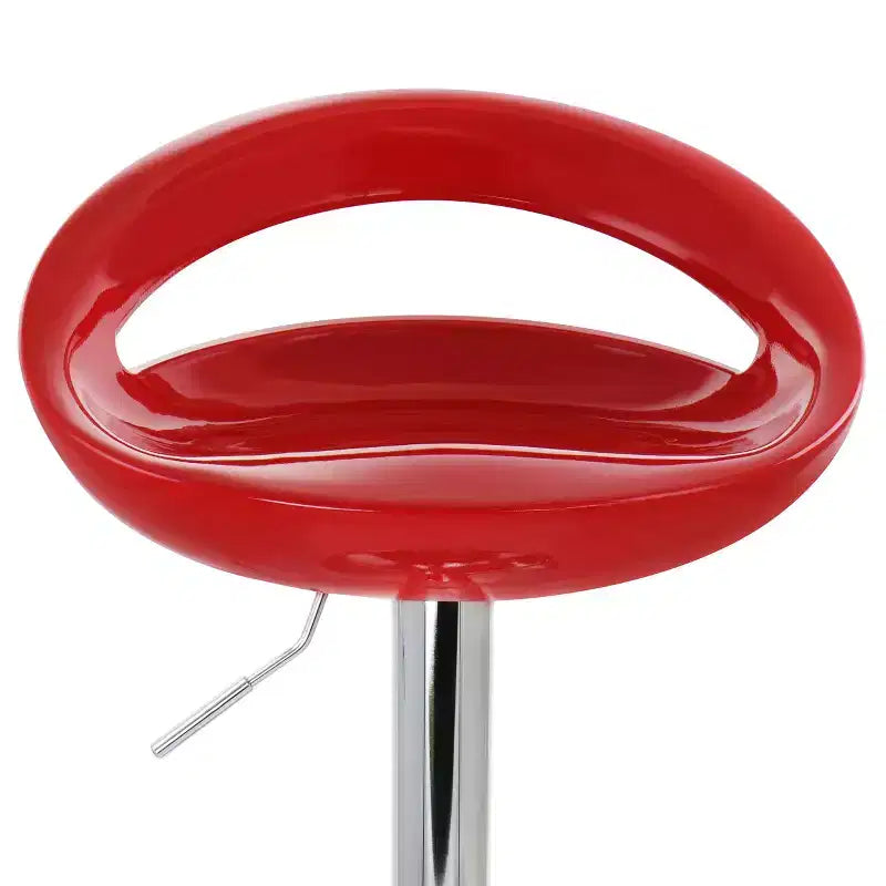 Elama 2 Piece Retro Adjustable Bar Stool with Chrome Base