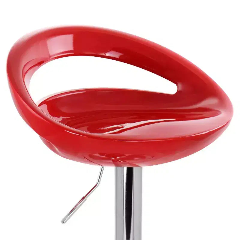 Elama 2 Piece Retro Adjustable Bar Stool with Chrome Base
