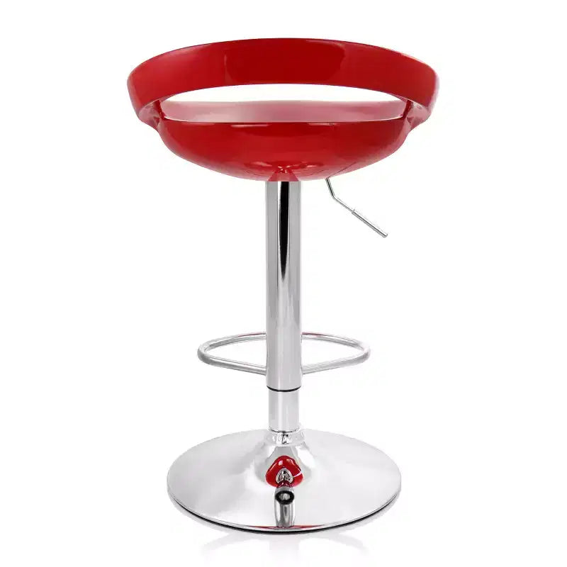 Elama 2 Piece Retro Adjustable Bar Stool with Chrome Base