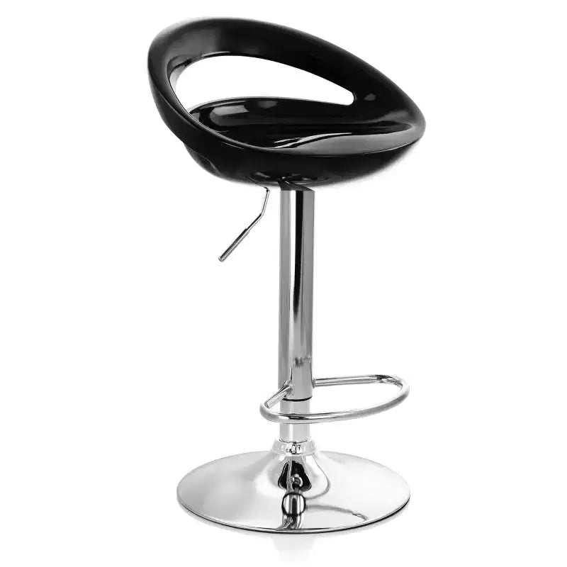 Elama 2 Piece Retro Adjustable Bar Stool with Chrome Base