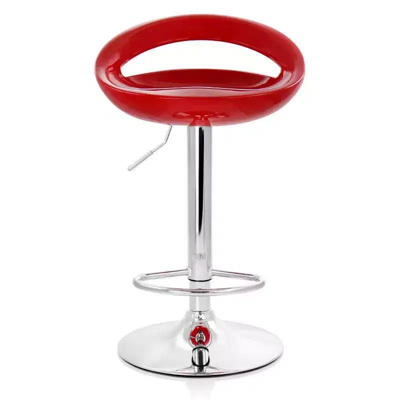 Elama 2 Piece Retro Adjustable Bar Stool with Chrome Base