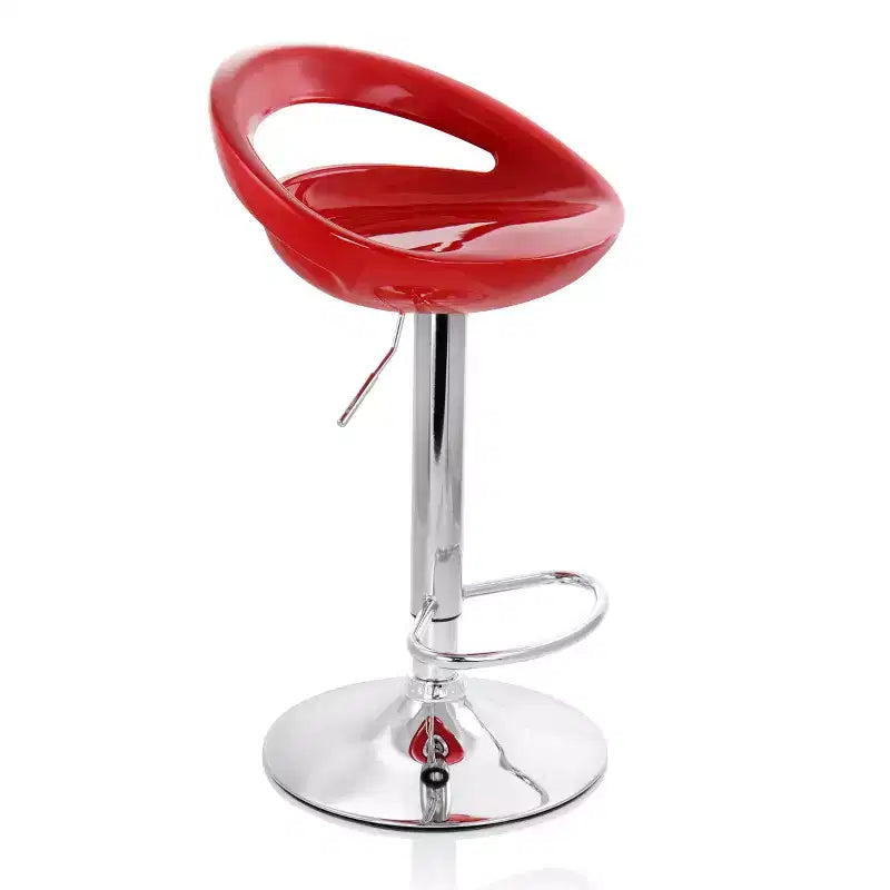 Elama 2 Piece Retro Adjustable Bar Stool with Chrome Base