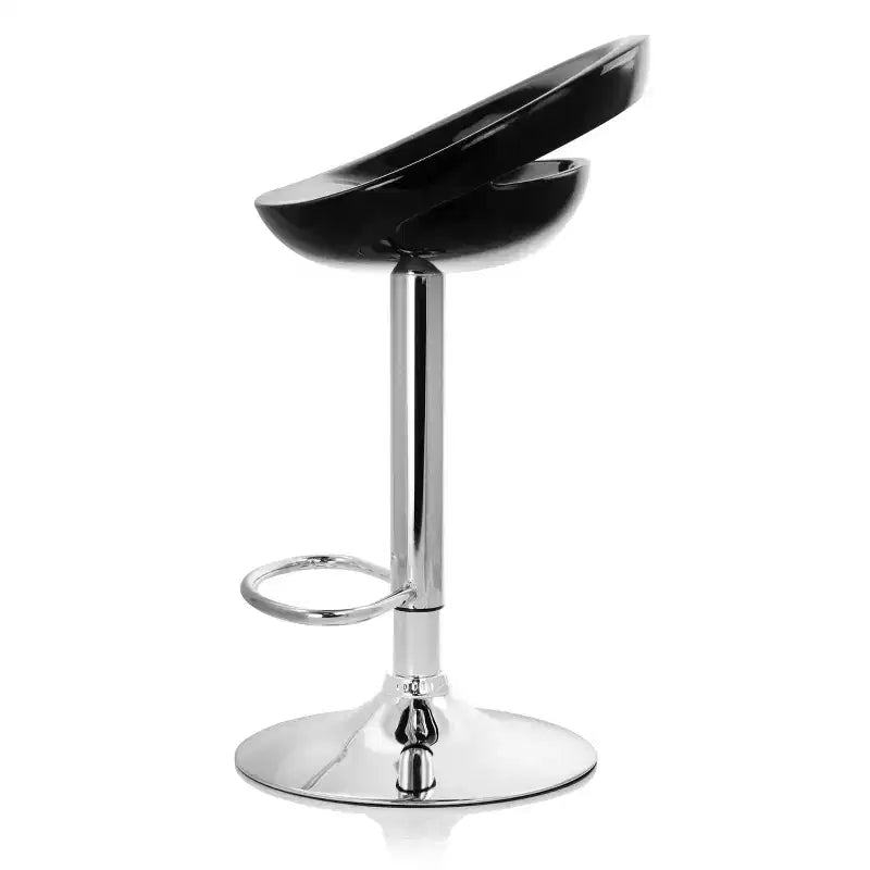 Elama 2 Piece Retro Adjustable Bar Stool with Chrome Base