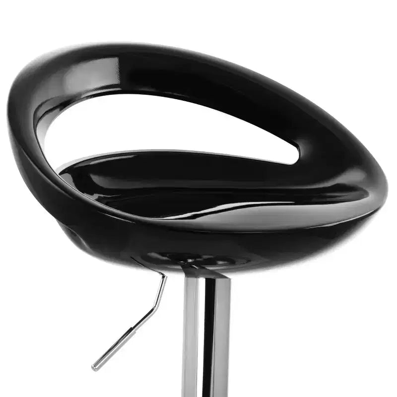 Elama 2 Piece Retro Adjustable Bar Stool with Chrome Base