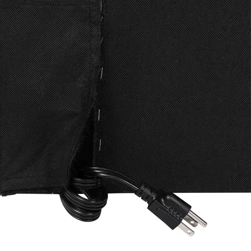 Merrick Lane Contoured Faux Leather Headboard with Studded Upholstery, Dual Hanging Options, Charging Station with 2 Outlets, USB Port, USB-C Port