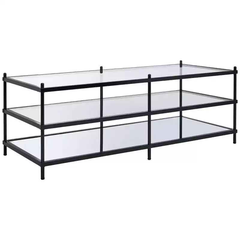 Cathal Glass And Mirror Coffee Table - Safavieh