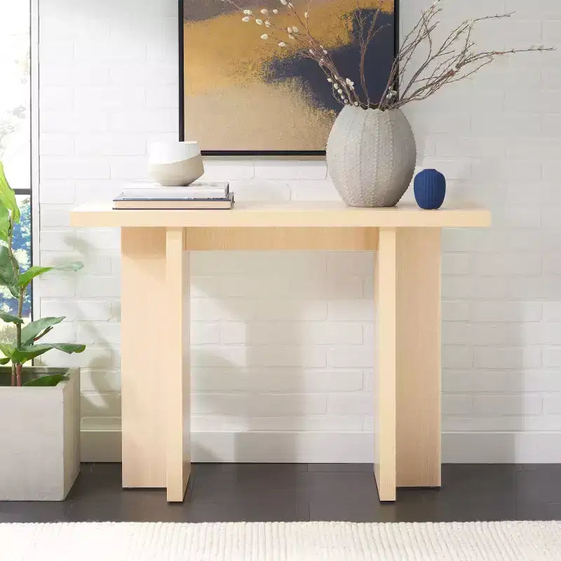 Florence Small Console Table - CNS9300A - Natural - Safavieh