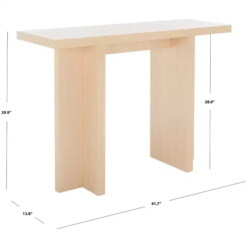 Florence Small Console Table - CNS9300A - Natural - Safavieh
